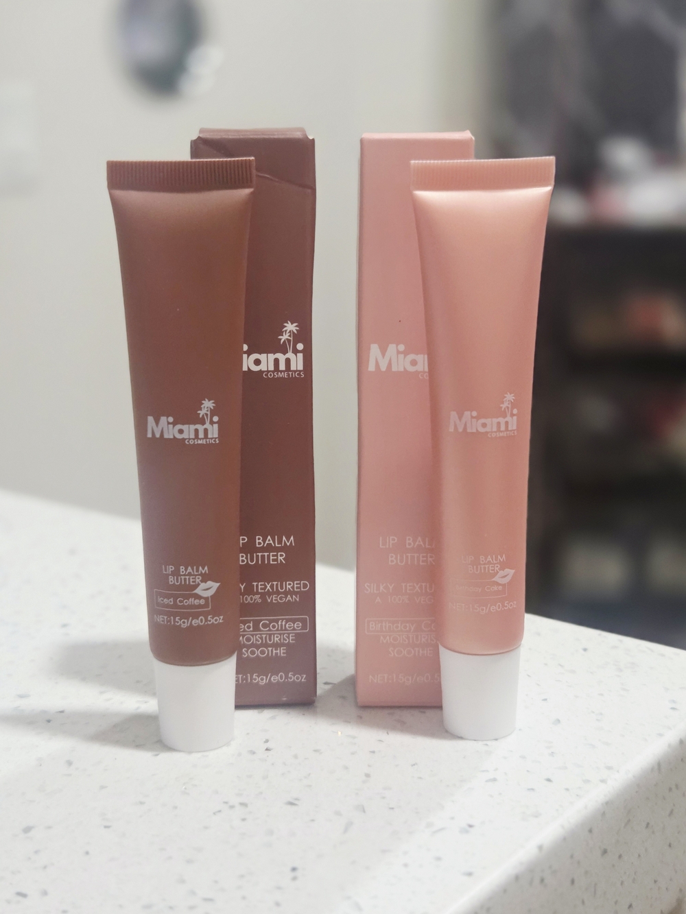 MIAMI COSMETICS Lip Balm Butter - Iced Coffee & Birthday Cake